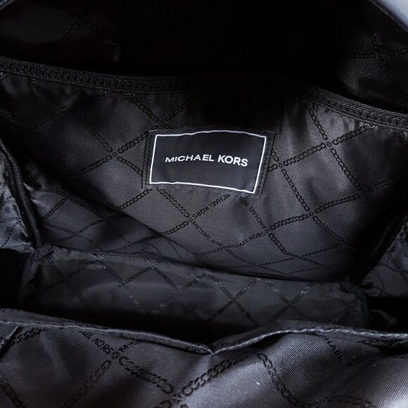 MICHAEL KORS Mens Backpack Black Nylon MALONE $198 - Picture 6 of 6